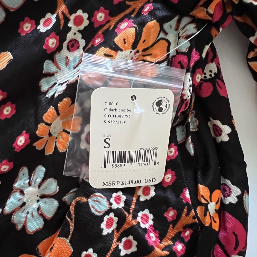 *NWT* FREE PEOPLE Floral Mini Dress - Picture 5 of 6